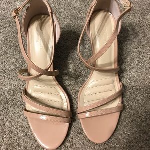Strap Heels blush/rose color